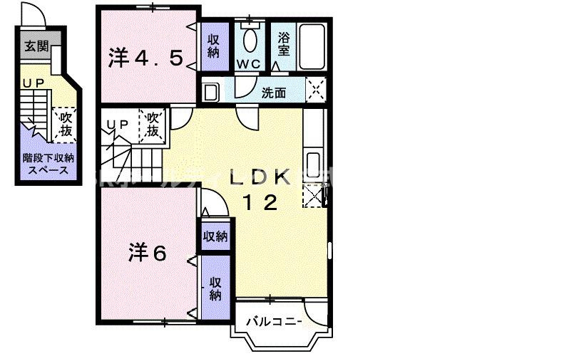 プラッツＢの間取り