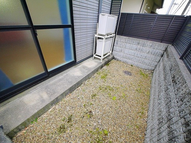 レオパレスＭの庭|お庭が付いています