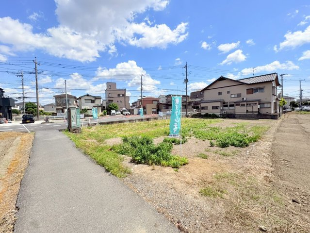 川越市山田　建築条件なし売地　東武東上線『川越駅』バス13分　【山田小学区】の外観