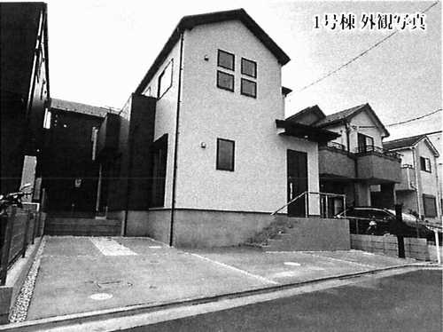 平塚市豊田宮下3期　新築戸建全2棟　1号棟の外観パース