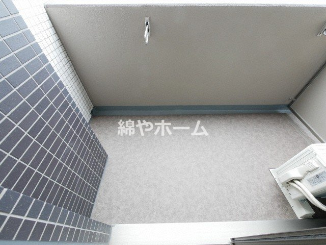 レオンコンフォート難波西Ⅲのバルコニー|陽当たり良好なバルコニーです