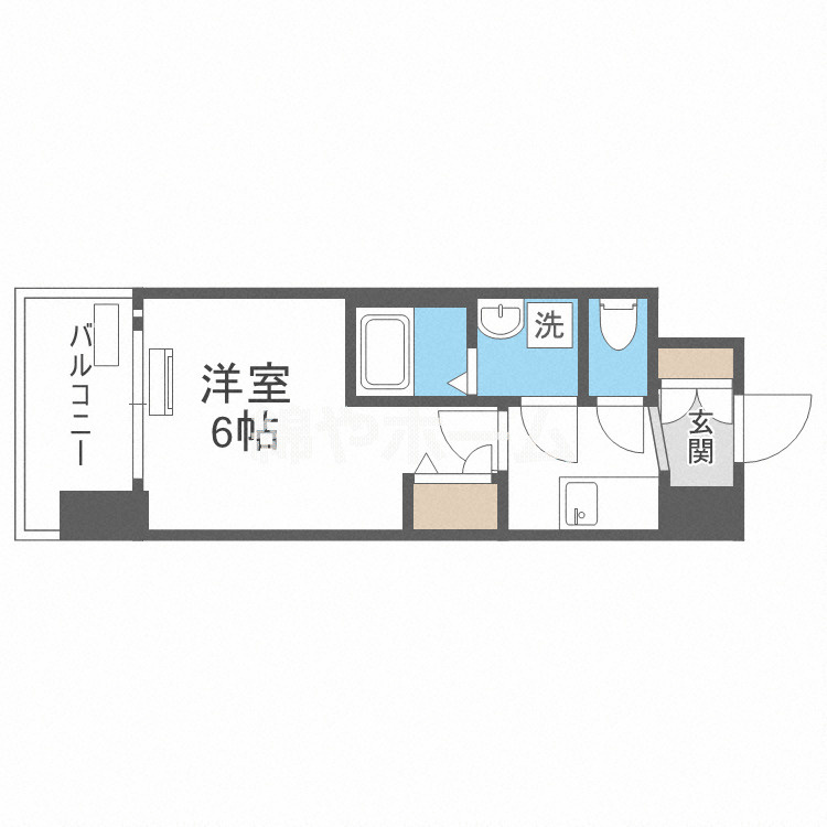 レオンコンフォート難波西Ⅲの間取り