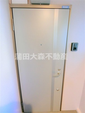 サンエール平和島Bの玄関