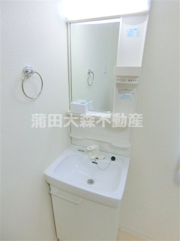 サンエール平和島Bの洗面所|独立洗面台