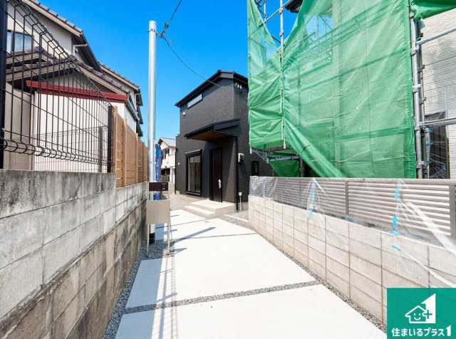 堺市東区高松　第5期　新築一戸建ての外観|安心の10年保証！外観を美しく保ち、雨水で汚れを落とします！気になることがありましたら、お気軽にお問い合わせください！