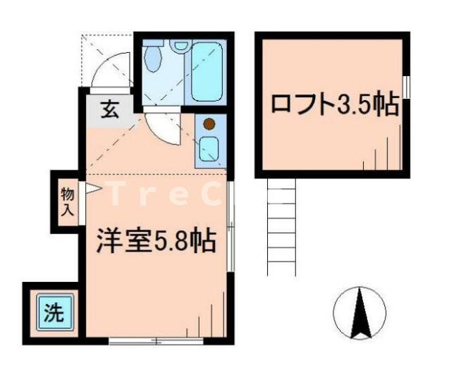 ティエドゥール清水町の間取り