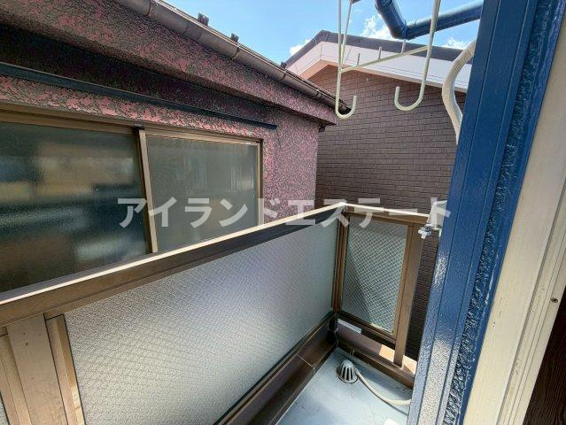 吉野ハイツ　リフォーム　角部屋　陽当たり良好のバルコニー