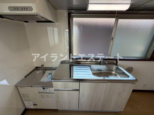 吉野ハイツ　リフォーム　角部屋　陽当たり良好のキッチン