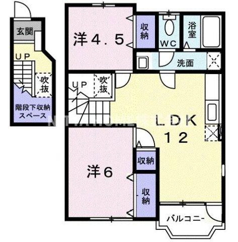 綾部市大島町畠田のアパート