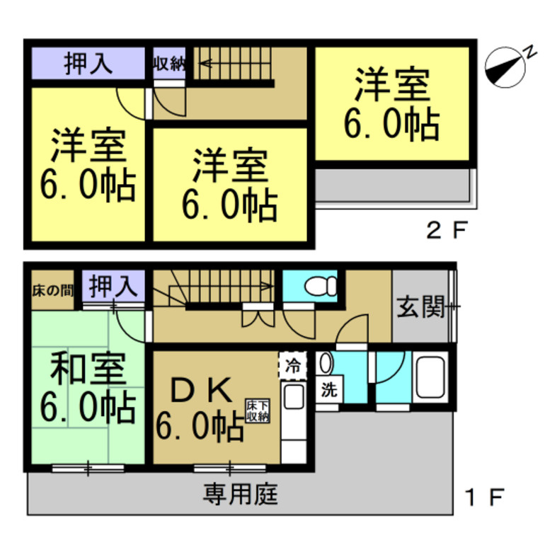 板山町十二丁目戸建貸家