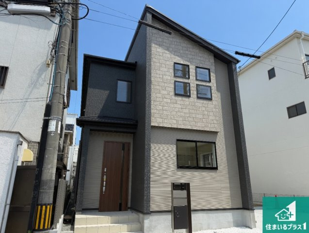 羽曳野市恵我之荘　新築一戸建ての外観|お客様に長く安心して住んでいだだける事にこだわった家づくり！住んでからのアフターサービスにもしっかりと取り組んでいます！