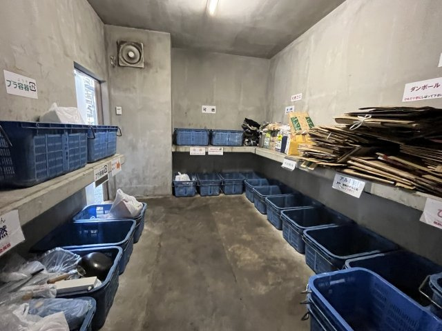 日神パレステージ小山ウインフォートのその他共用部分|ゴミ集積所　室内なので雨の日も便利　24時間ゴミ出し可能