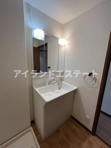 ヴィク駒沢　駅近　専用庭　角部屋の洗面所