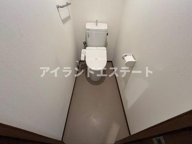 ヴィク駒沢　駅近　専用庭　角部屋のトイレ