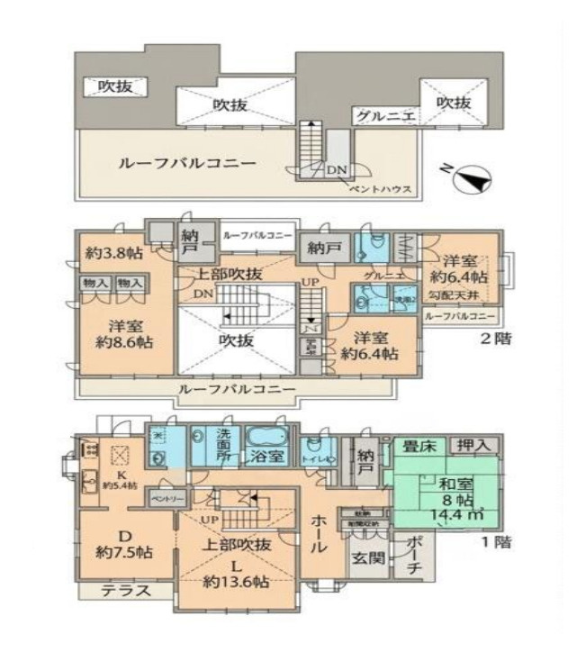 上尾市大字原市　中古一戸建て