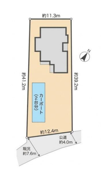 上尾市大字原市　中古一戸建ての区画図|1号棟