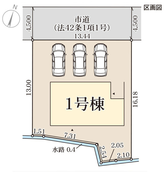 【区画図】 | リーブルガーデン倉敷真備町有井第2 (全1棟)