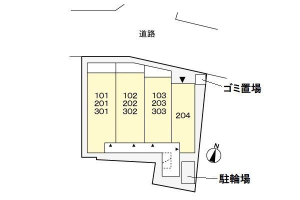クレメントリバーの駐車場