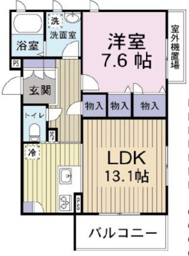 COSA　CARINOの間取り