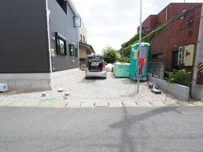 【前面道路含む現地写真】 | Cradle garden　米沢市城北第１　１号棟