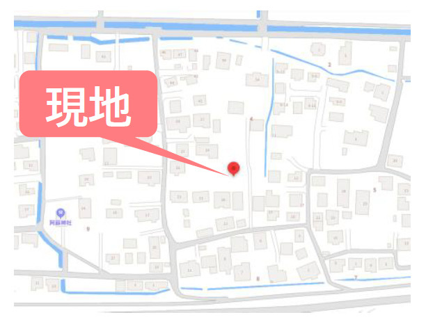 よかタウン／西区城山半田３丁目２期／８号棟の地図
