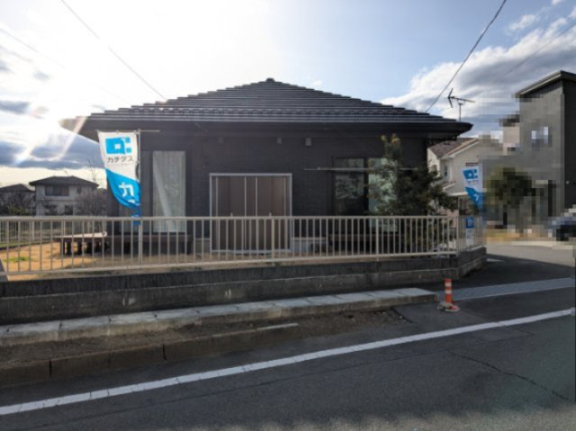 中古戸建　箕郷町生原の前面道路含む現地写真