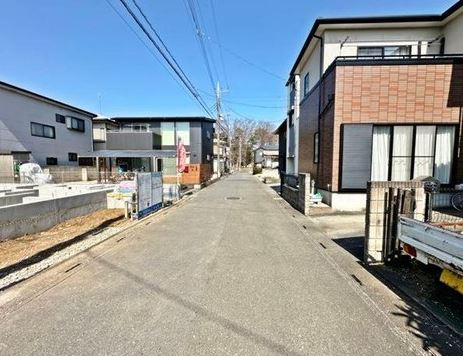 【新築】鶴ヶ島市脚折第27 全1棟の前面道路含む現地写真|前面道路含む現地写真です