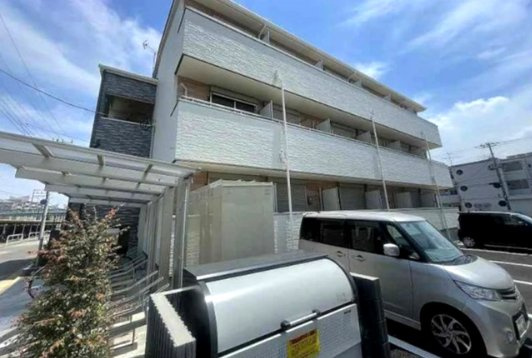 柏市北柏２丁目のアパートの外観