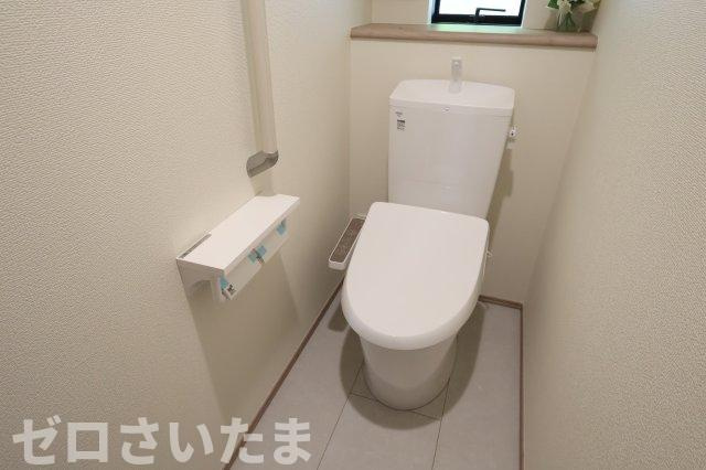 《仲介手数料無料》緑区大字三室89-18新築一戸建てハートフルタウンのトイレ