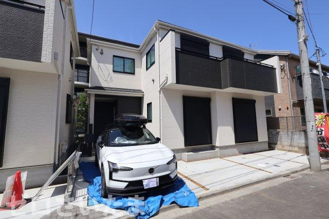 《仲介手数料無料》緑区大字三室89-18新築一戸建てハートフルタウンの外観|撮影日 2026年5月19日 13:30 晴れ