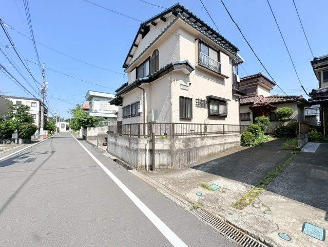狭山市狭山台4丁目　建築条件なし売地　西武新宿線『狭山市駅』バス14分　【狭山台小学区】の前面道路含む現地写真