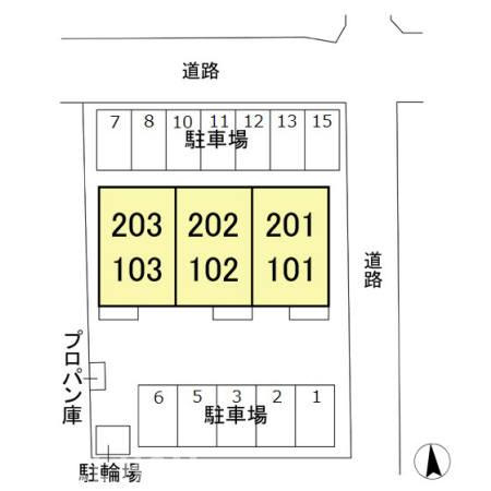 カギロイ・ノーラの区画図|他社様掲載物件もまとめてご紹介、ご案内可能です(^^)/