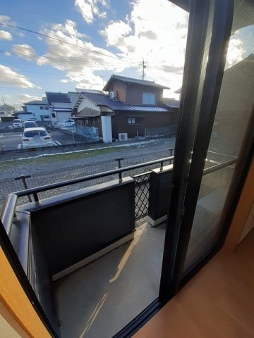 ハートリーフのバルコニー|陽当たり良好なバルコニーです♪