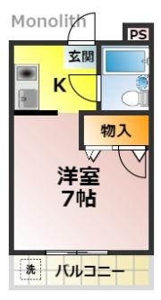 マンション谷佐の間取り