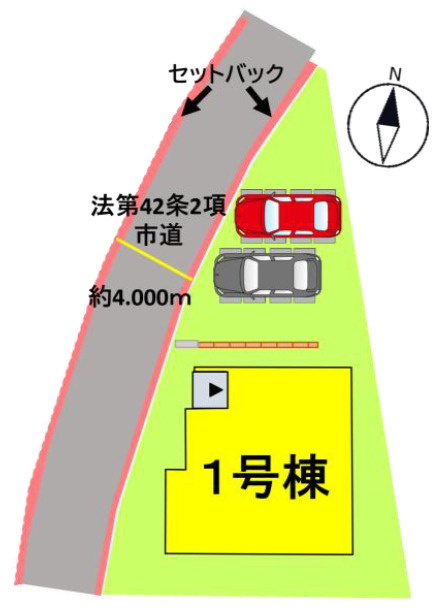 よかタウン／東区桜木４丁目３期／1号棟の区画図