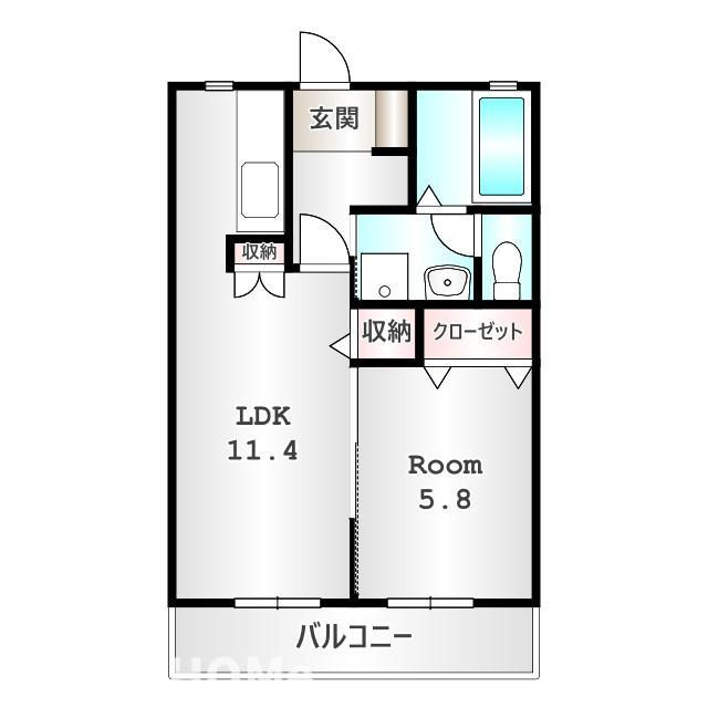 ツインバード　Ｂの間取り|他社様掲載物件もまとめてご紹介、ご案内可能です(^^)/