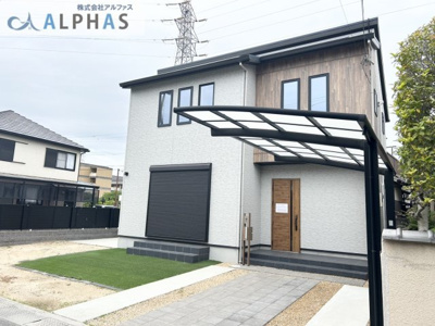 【外観】 | 姫路市大津区長松　築浅一戸建て | ☆2026年4月リフォーム完成済☆
■南西角地♪陽当り通風良好の戸建♪