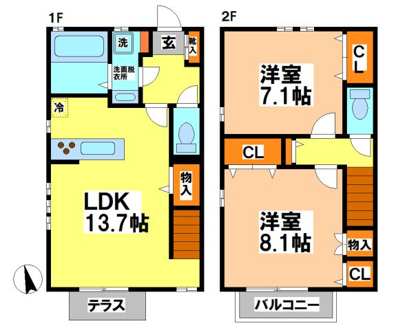 小金井市前原町４丁目のアパート