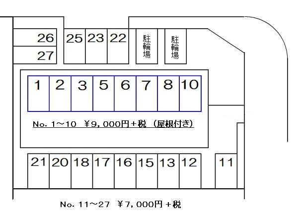 プレシャスコートの区画図