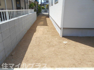 【庭】 | 郡山市安積町長久保3丁目新築一戸建て4棟 | お庭でゆったりと過ごせます