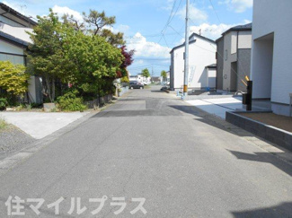 【前面道路含む現地写真】 | 郡山市安積町長久保3丁目新築一戸建て4棟 | 前面道路含む現地写真です