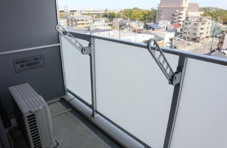 アフロディーテ　名古屋市賃貸　仲介手数料無料のバルコニー