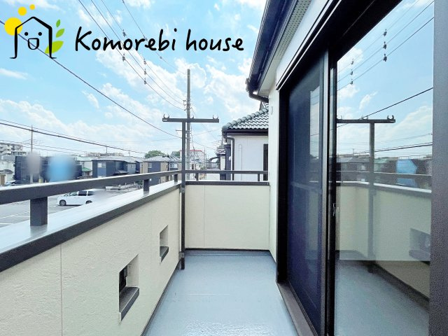 さいたま市北区宮原町　中古一戸建てのバルコニー|26.5.14　撮影済み