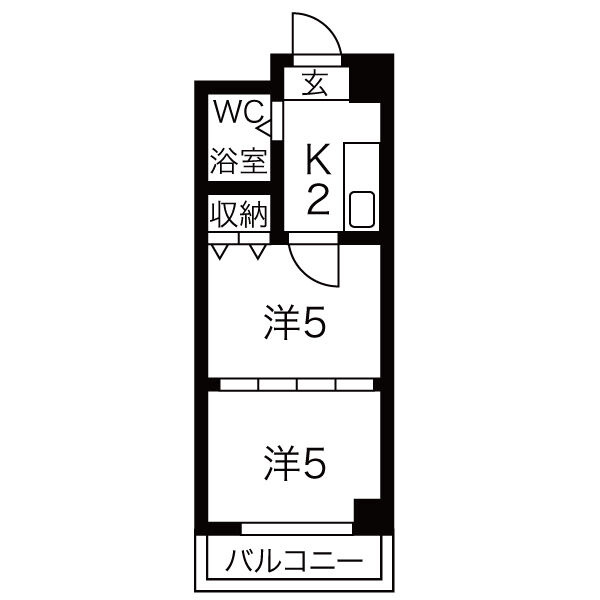 マウントセブン小西の間取り