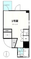 ワンルーム　３点ユニットバス