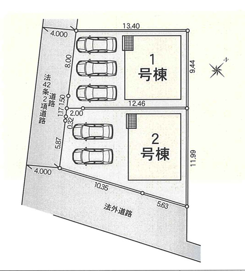 【区画図】 | 新築一戸建て「南足柄市飯沢第5」