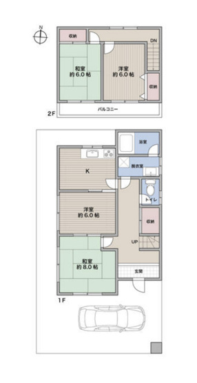 【間取り】 | 桶川市坂田西3丁目　中古戸建