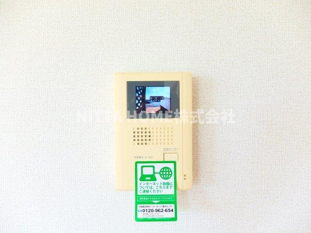 ポライトリー　ガーデンＣ棟のセキュリティ|カメラ付きインターホン設置済み◎
