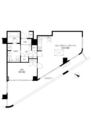 【間取り】 | ヒューリック浅草一丁目
