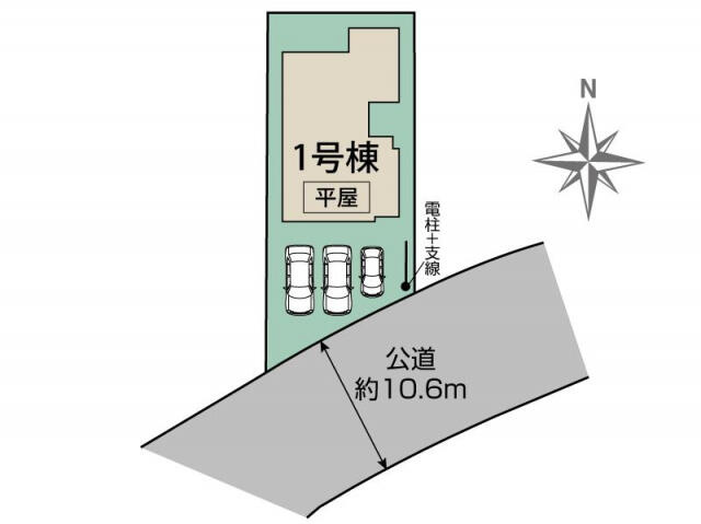 【区画図】 | 掛川市洋望台1棟区画図